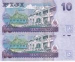 Fiji, 10 Dollars, 2012, UNC, p111b, (Total 2 ... 