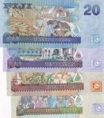 Fiji, 2-5-10-20 Dollars, 2007, UNC, ... 