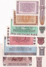 Germany, 50 Pfennig-1-2-5-10-20 Deutsche ... 
