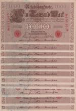 Germany, 1.000 Mark, 1910, UNC, p44b, (Total ... 