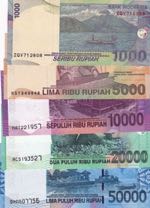 Indonesia, 1.000-5.000-10.000-20.000-50.000 ... 