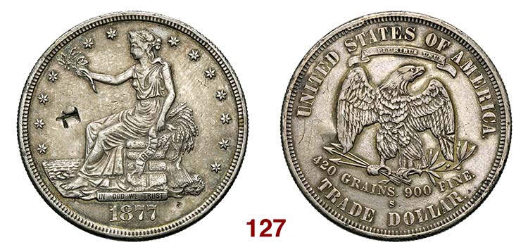 U.S.A.   Trade dollar 1877 con ... 
