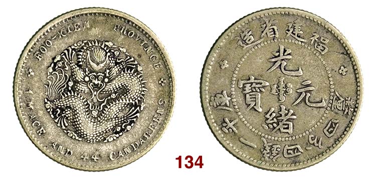 CINA   Fukien 20 Cent (1903-1908)  ... 
