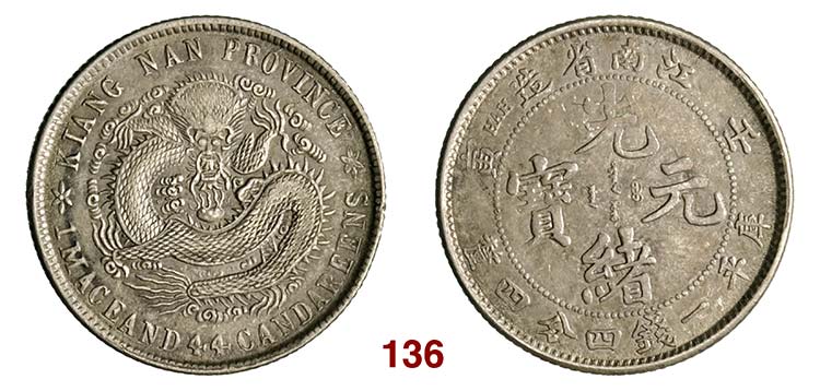 CINA   Kiang Nan 20 Cent (1900)   ... 