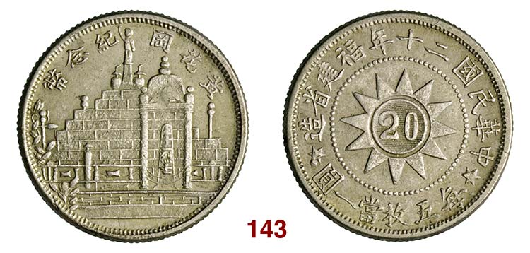 CINA   Fukien 20 Cent A 20 (1931)  ... 