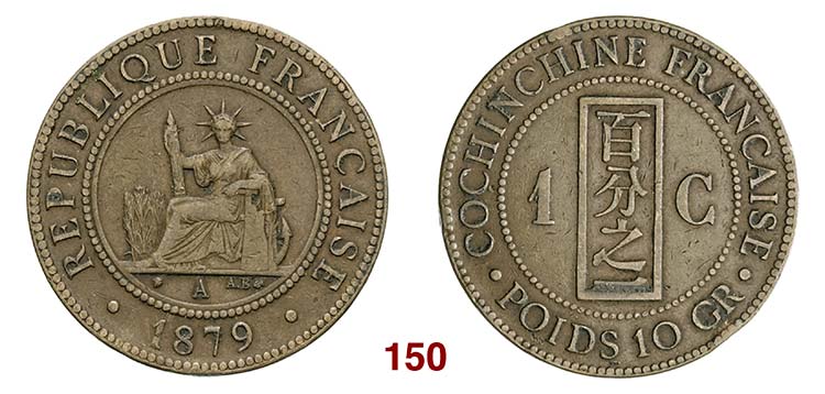 INDOCINA FRANCESE   1 Cent. 1879.  ... 