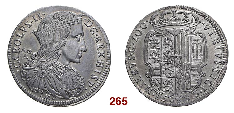 Napoli  Carlo II di Spagna, ... 