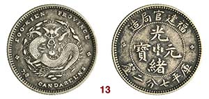 CINA  Fukien  Kuang Hsu  (1875-1908)  10 ... 