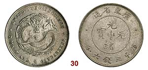 CINA  Kwang Tung   1/2 Dollaro (1890-1908)   ... 