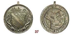 CINA  Shanghai   Medaglia 1893 per il ... 