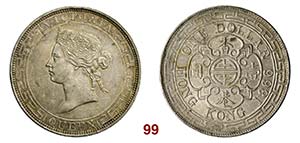 HONG KONG  VITTORIA  (1837-1901)  Dollaro ... 