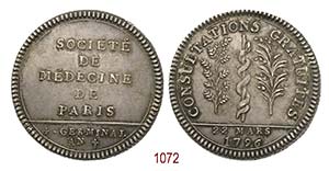 1796     Società di Medicina di Parigi ... 