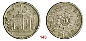 CINA   Fukien 20 Cent A 20 (1931)   L&M 852  ... 