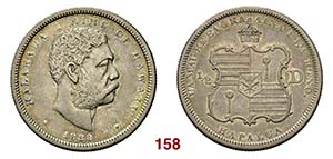 HAWAII   1/2 Dollaro 1883.   Kr. 6   Ag   g ... 