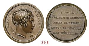1808     Carolina Bonaparte visita la zecca ... 