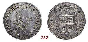 Milano  Filippo II di Spagna, 1556-1598.  ... 