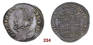 Milano  Filippo II di Spagna, 1556-1598.  Da ... 