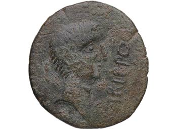27 aC - 14 dC. Irippo. As. 7,56 g. ... 