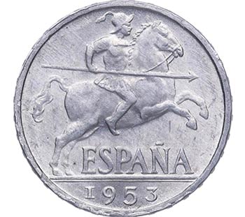 1953. Franco. VLTRA. 10 céntimos. ... 