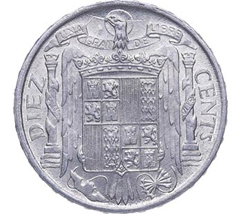 1953. Franco. VLTRA. 10 céntimos. ... 