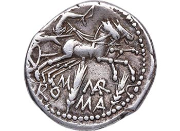 134 aC. Familia Marcia. Roma. ... 