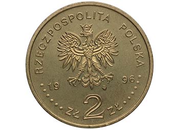 1996. Polonia. 2 Zloty. Ln. 8,10 ... 