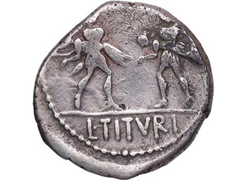 89 aC. Familia Tituria. Roma. ... 