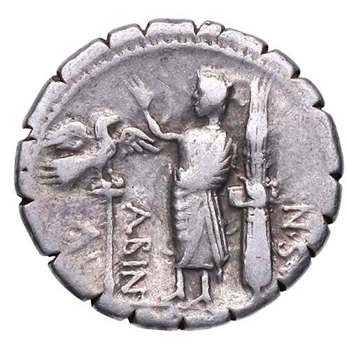 81 aC. Gens Postumia. Denario ... 