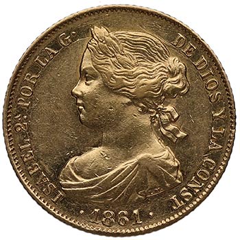 1861. Isabel II (1833-1868). ... 