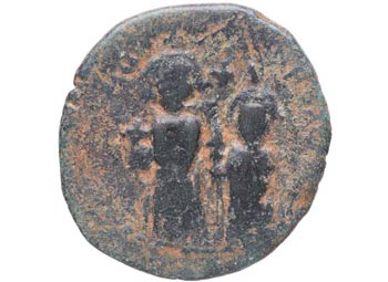 518-522 dC. Justino II Con Sofia. ... 