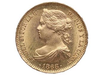 1868 *68. Isabel II (1833-1868). ... 
