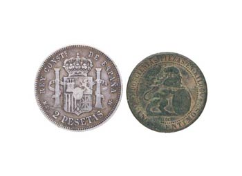 1884 y 1870. Alfonso XIII ... 