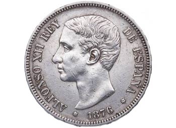 1876 *76. Alfonso XII (1874-1885). ... 
