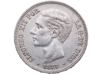 1877 *77. Alfonso XII (1874-1885). ... 
