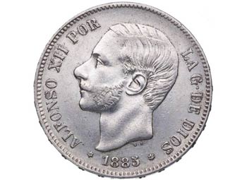 1885 *87. Alfonso XII (1874-1885). ... 