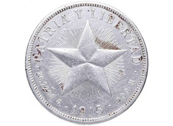 1915. Cuba. I República. 1 Peso. ... 