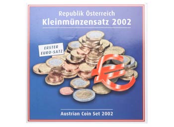 2002. Austria. Serie 8 monedas 1 ... 