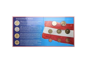 2002. Austria. Serie 8 monedas 1 ... 