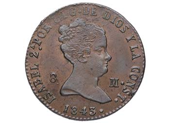 1843. Isabel II (1833-1868). ... 