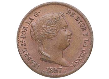 1857. Isabel II (1833-1868). ... 
