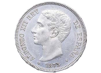 1875 *75. Alfonso XII (1874-1885). ... 