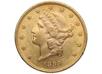 1899. Estados Unidos. 20 dólares. ... 