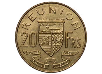1961. Reunión. 20 Francs. KM 11. ... 