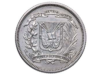 1939. Republica Dominicana. 25 ... 