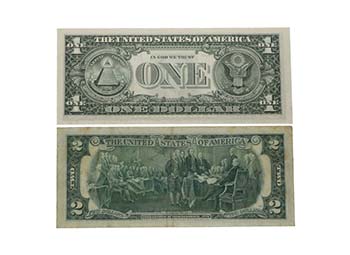 1976-1988. EEUU. 2 Billetes de 1 y ... 