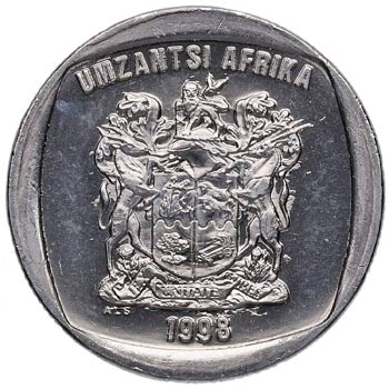1998. África del Sur. 2 Rand. KM ... 