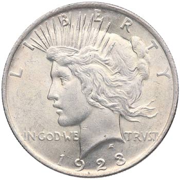 1923. Estados Unidos. 1 Dólar. ... 