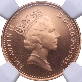 1985. Gran Bretaña. 1 penny. Cu. ... 