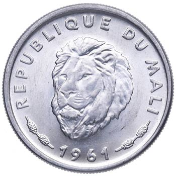1961. Mali. 25 Francs. KM 4. ... 