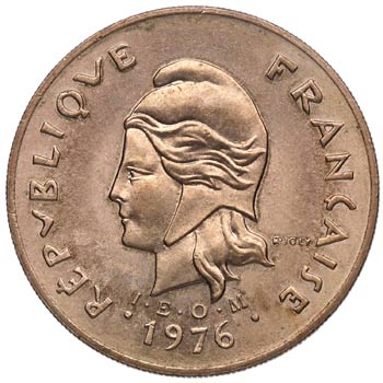 1976. Nueva Caledonia. 100 Francs. ... 